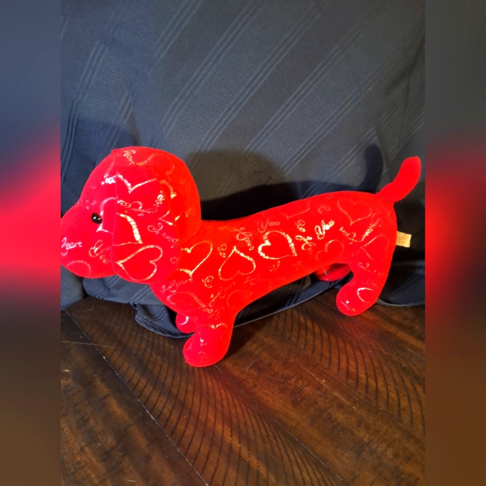 DACHSHUND "I LOVE YOU" 12 INCH PLUSH